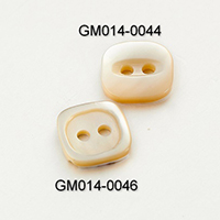 2 Holes Real Shell Button