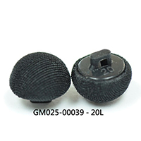 Half Ball Shank Fabric Cover Button