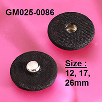 Metal Snap Fabric Cover Button