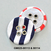 4 Holes Eyelet Fabric Cover Button